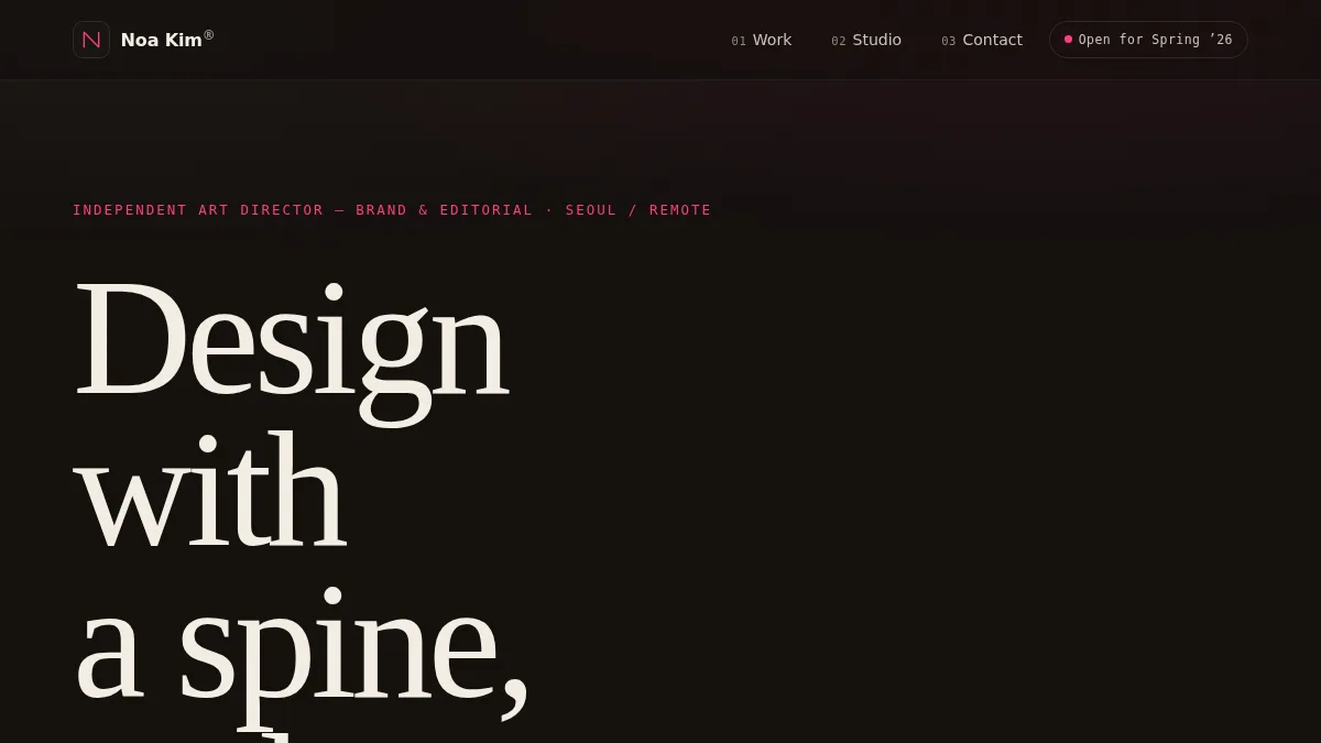 Bold Folio