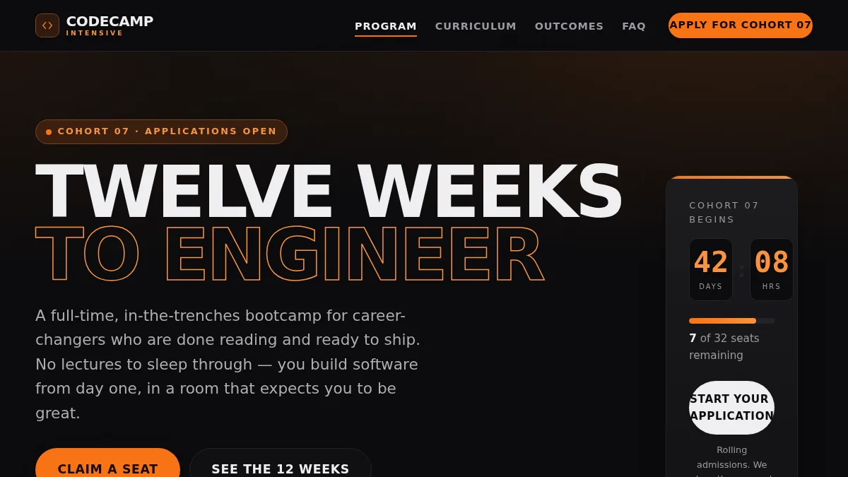 CodeCamp Intensive