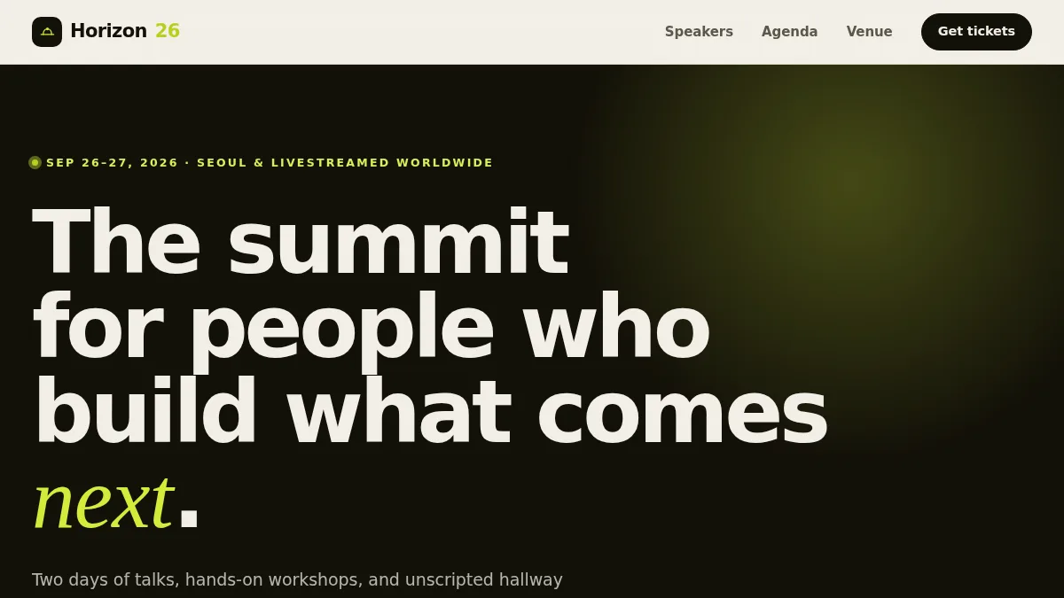 Conference Summit