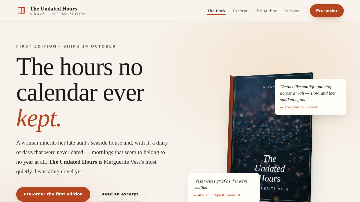 The Undated Hours