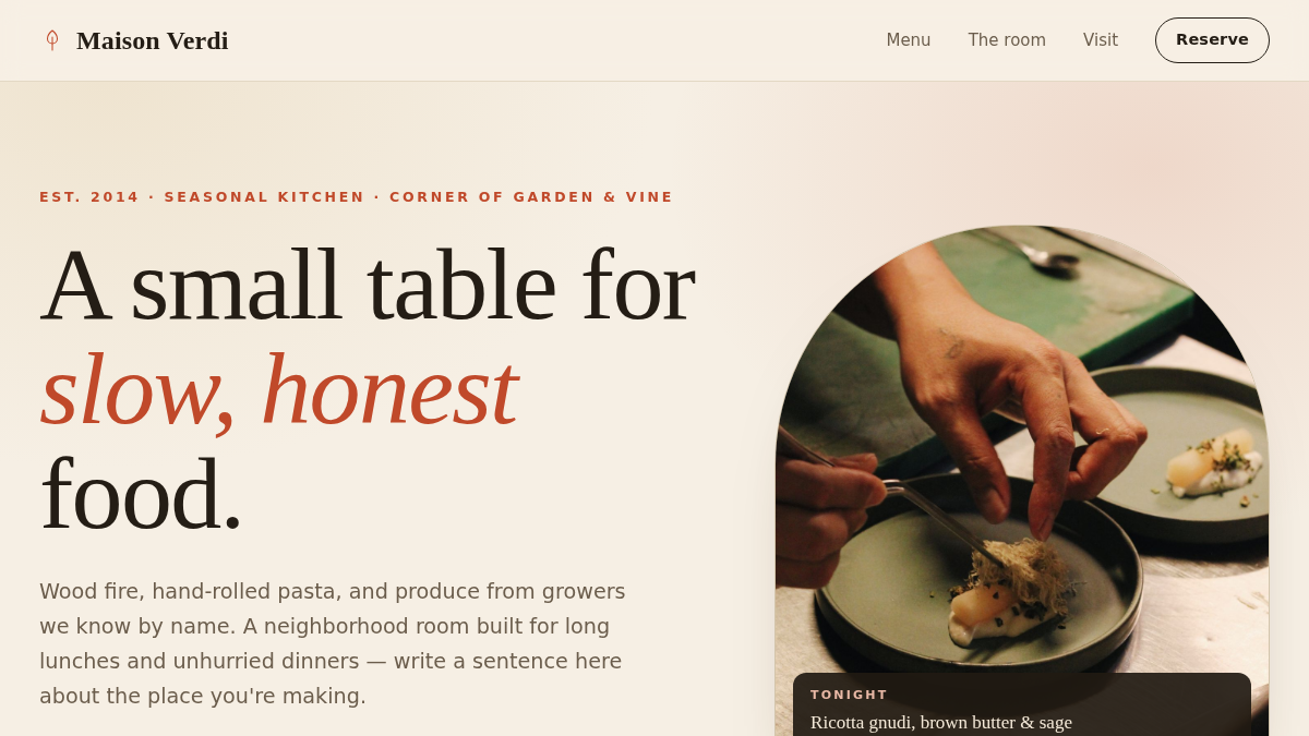 Maison Bistro