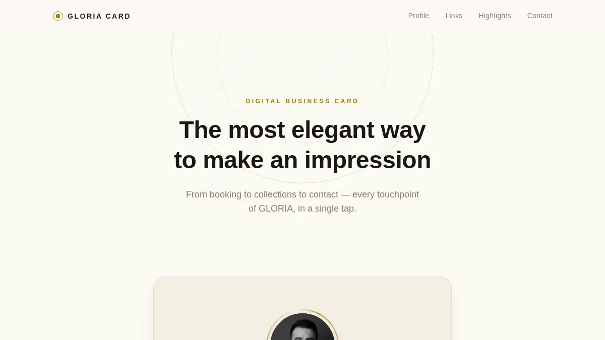 Gloria Card